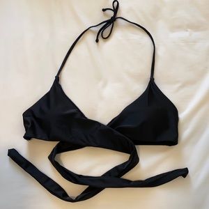 wrap bikini top